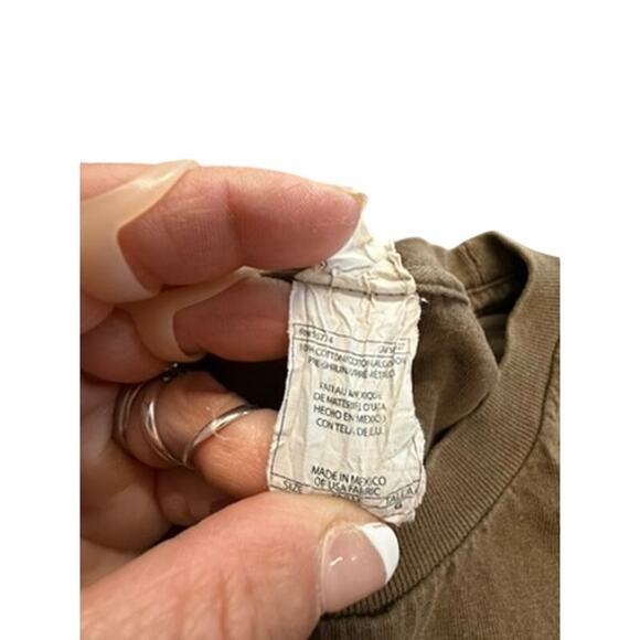 "ALSTYLE APPAREL" The Great Morel Dilemma T-Shirt VTG SZ L Mushrooms PLZ READ!!! - Picture 4 of 9